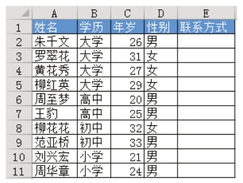 Excel 可否可按学历排序？-Excel22