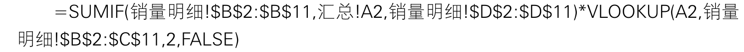 Excel 能否根据销量和单价对不同产品分类汇总？-Excel22