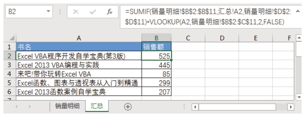 Excel 能否根据销量和单价对不同产品分类汇总？-Excel22